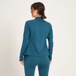 MP Tempo Trainingsjack Voor Dames - Stofblauw -Myprotein 13116824 5814912777722492