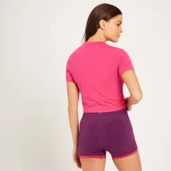 MP Adapt Croptop Met Korte Mouwen Voor Dames - Magenta -Myprotein 13117082 2934929378832038