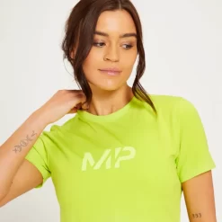 MP Adapt Croptop Met Korte Mouwen Voor Dames - Knalgroen -Myprotein 13117090 7974929379119933