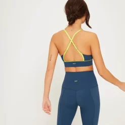 MP Adapt Omkeerbare Sportbeha Voor Dames - Stofblauw/Knalgroen -Myprotein 13117302 2104929379528098