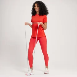 MP Power Ultra T-shirt Met Split Aan De Achterkant Voor Dames - Danger -Myprotein 13118013 1274936395783813