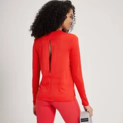 MP Power Ultra T-shirt Met Lange Mouwen Voor Dames - Danger -Myprotein 13118045 1164936396941087