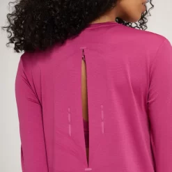 MP Power Ultra T-shirt Met Lange Mouwen Voor Dames - Sangria -Myprotein 13118053 1664936397295597