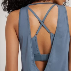 MP Power Ultra Hemd Voor Dames - Staalblauw -Myprotein 13118061 1354936397518341