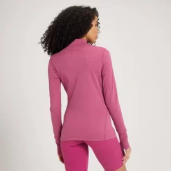 MP Power Ultra Shirt Met Kwartrits En Standaard Pasvorm - Sangria 10 MP Power Ultra Shirt Met Kwartrits En Standaard Pasvorm - Sangria -Myprotein 13118173 1154936401289611