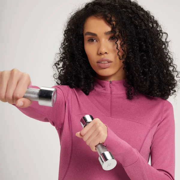 MP Power Ultra Shirt Met Kwartrits En Standaard Pasvorm - Sangria 6 MP Power Ultra Shirt Met Kwartrits En Standaard Pasvorm - Sangria - Afbeelding 4