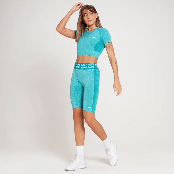 MP Curve Fietsshort Voor Dames - Laguneblauw 4 MP Curve Fietsshort Voor Dames - Laguneblauw - Afbeelding 2