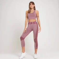 MP Curve Driekwartlegging Voor Dames - Bordeauxrood -Myprotein 13121265 4084911694502844