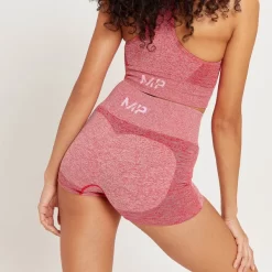 MP Curve Booty Short Met Hoge Taille Voor Dames - Danger Gemêleerd -Myprotein 13121321 1604915096572087
