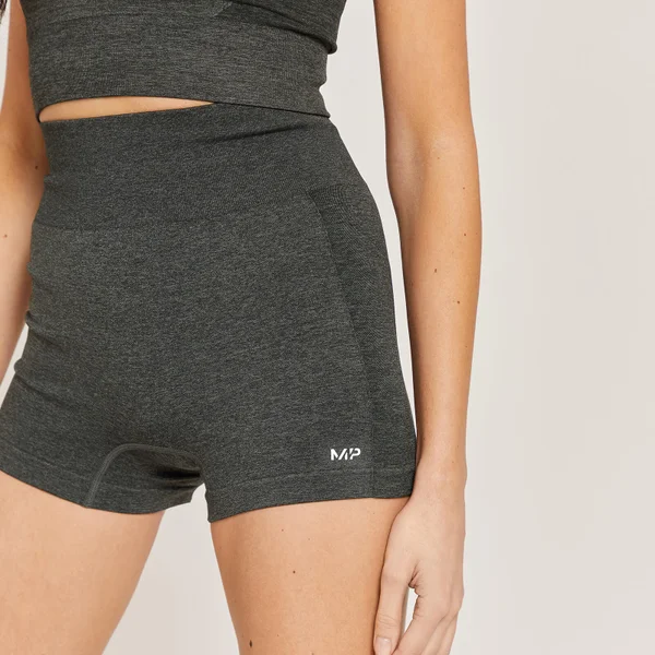 MP Curve Booty Short Met Hoge Taille Voor Dames - Carbongrijs Gemêleerd 6 MP Curve Booty Short Met Hoge Taille Voor Dames - Carbongrijs Gemêleerd - Afbeelding 4