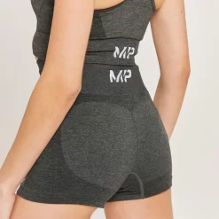 MP Curve Booty Short Met Hoge Taille Voor Dames - Carbongrijs Gemêleerd 11 MP Curve Booty Short Met Hoge Taille Voor Dames - Carbongrijs Gemêleerd -Myprotein 13121329 1614911997684053