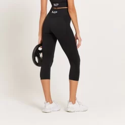 MP Curve Driekwartlegging Met Hoge Taille Voor Dames - Zwart -Myprotein 13121425 9914915096464459