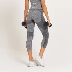 MP Curve Driekwartlegging Met Hoge Taille Voor Dames - Grijs Gemêleerd -Myprotein 13121433 7584915096712322