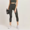 MP Curve Driekwartlegging Met Hoge Taille Voor Dames - Carbongrijs Gemêleerd -Myprotein 13121449 9734911998530326