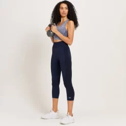 MP Curve Driekwartlegging Met Hoge Taille Voor Dames - Galaxy Blauw Gemêleerd -Myprotein 13121457 2094915096119705