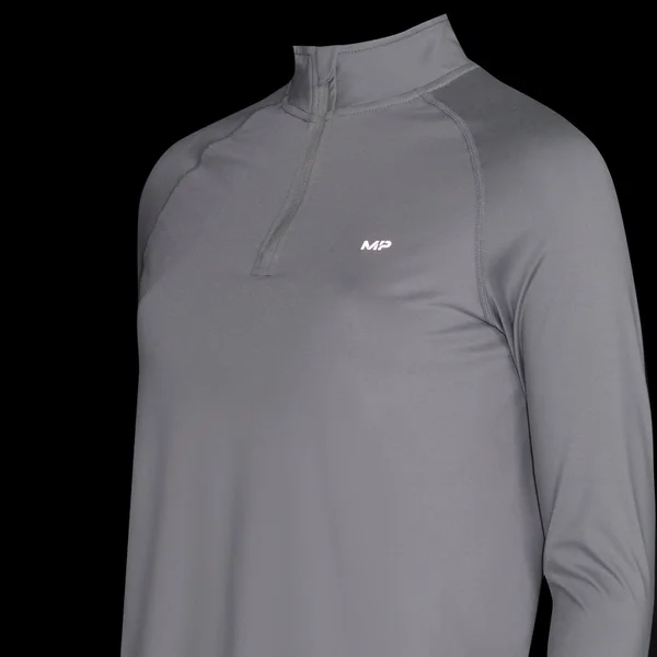 MP Velocity Shirt Met Kwartrits Voor Dames - Stormgrijs 7 MP Velocity Shirt Met Kwartrits Voor Dames - Stormgrijs - Afbeelding 5