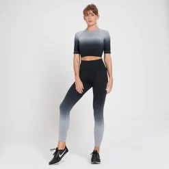 MP Velocity Ultra Naadloze Croptop Voor Dames - Zwart -Myprotein 13122749 1924911983515356