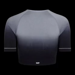 MP Velocity Ultra Naadloze Croptop Voor Dames - Zwart -Myprotein 13122749 1924914609813579