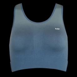 MP Velocity Ultra Naadloze Sportbeha Voor Dames - Steenblauw -Myprotein 13122773 1934914608993847