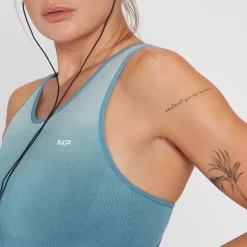 MP Velocity Ultra Naadloze Sportbeha Voor Dames - Steenblauw -Myprotein 13122773 4204911984429093