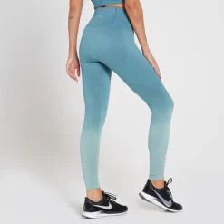 MP Velocity Ultra Naadloze Legging Voor Dames - Steenblauw -Myprotein 13122797 1474911983716683