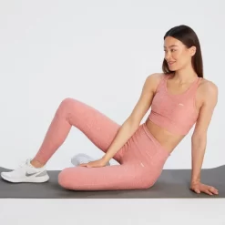 MP Composure Legging Voor Dames - Verwassen Roze Gemêleerd -Myprotein 13126009 2015049074011773