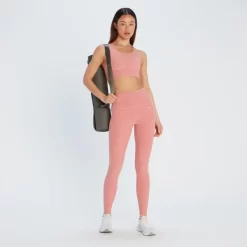 MP Composure Sportbeha Met Bandjes - Verwassen Roze Gemêleerd -Myprotein 13126041 1485049074264478