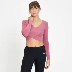 MP Composure Shirt Met Lange Mouwen Voor Dames - Mauve -Myprotein 13126193 2364994424080931