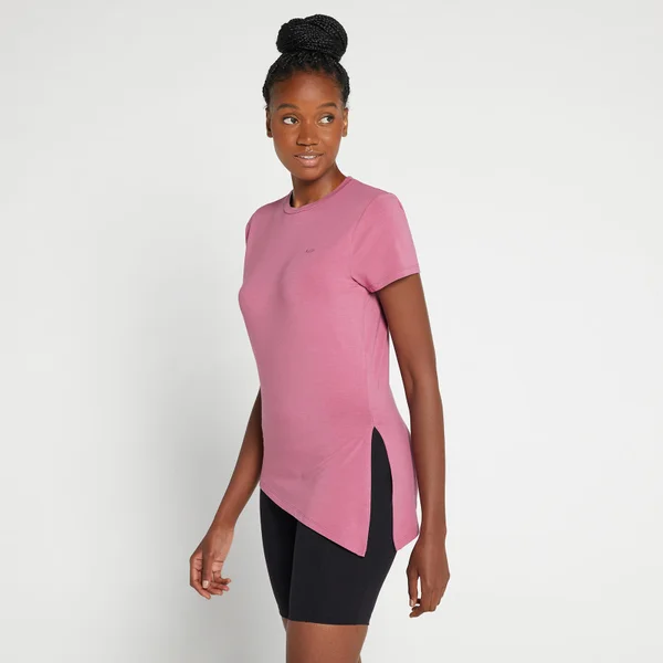 MP Composure Asymmetrisch Shirt Met Korte Mouwen Voor Dames - Mauve 7 MP Composure Asymmetrisch Shirt Met Korte Mouwen Voor Dames - Mauve - Afbeelding 5