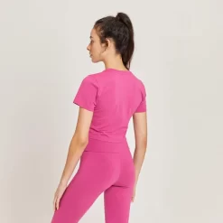 MP Essential Body Fit Cropped T-shirt Voor Dames - Sangria -Myprotein 13129964 3974911999823221