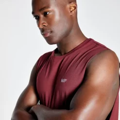 MP Men's Essentials Drirelease Drop Armhole Tank Top - Merlot -Myprotein 13134044 8164901049559017