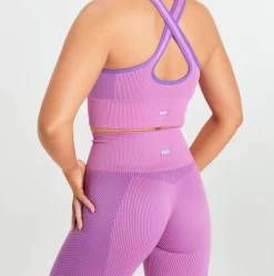 MP X Sinead Naadloze Ribstof Sportbeha - Roze -Myprotein 13153937 1624977312821898