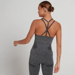 MP Dynamic Training Naadloos Hemd Voor Dames - Verwassen Zwart -Myprotein 13158316 1714969292666697