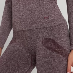 MP Dynamic Training Naadloos Shirt Met Lange Mouwen Voor Dames - Portrood -Myprotein 13158356 1464969294178898