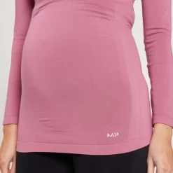 MP Naadloos Zwangerschapsshirt Met Lange Mouwen - Mauve 9 MP Naadloos Zwangerschapsshirt Met Lange Mouwen - Mauve -Myprotein 13170176 1124942553636124