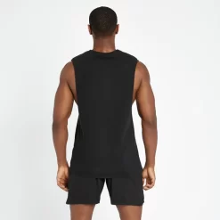 MP Adapt Sporthemd Met Diep Uitgesneden Armsgaten En Verwassen Finish Voor Heren - Zwart -Myprotein 13457689 1214978570801419