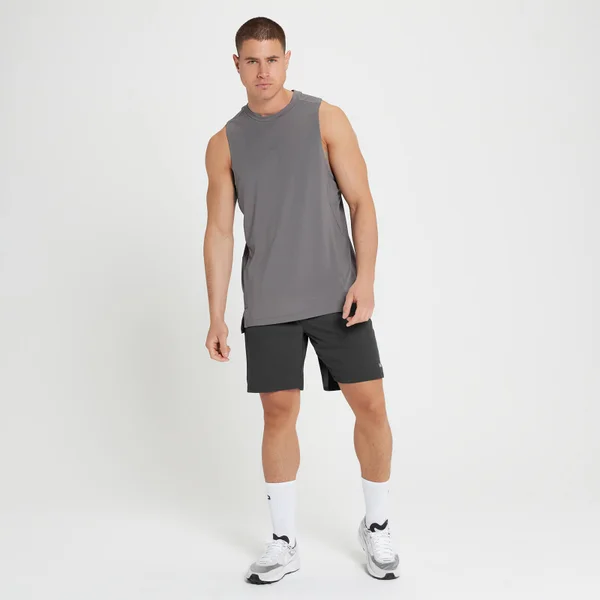 MP Velocity Ultra Sporthemd Met Diep Uitgesneden Armsgaten Voor Heren - Kiezelgrijs 4 MP Velocity Ultra Sporthemd Met Diep Uitgesneden Armsgaten Voor Heren - Kiezelgrijs - Afbeelding 2