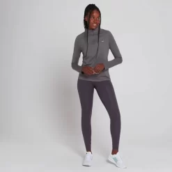 MP Velocity Shirt Met Kwartrits Voor Dames - Kiezelgrijs 7 MP Velocity Shirt Met Kwartrits Voor Dames - Kiezelgrijs -Myprotein 13465195 8024971368718474