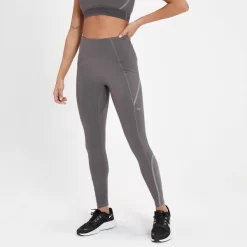 MP Velocity Ultra Reflecterende Legging Voor Dames - Kiezelgrijs