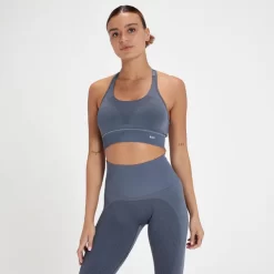 MP Velocity Ultra Grafeen Naadloze Sportbeha - Schaduwblauw -Myprotein 13467018 8164980926040123