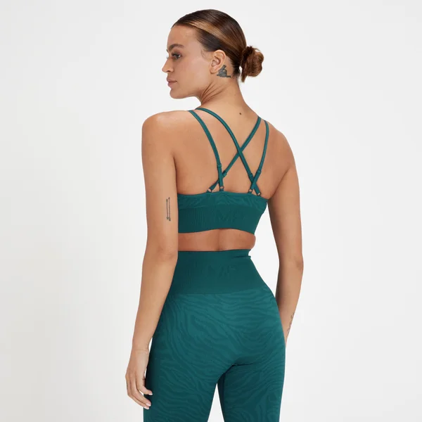 MP Tempo Naadloze Sportbeha Voor Dames - Donkermarineblauw Zebra 3 MP Tempo Naadloze Sportbeha Voor Dames - Donkermarineblauw Zebra