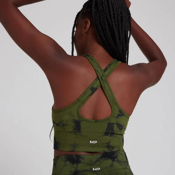 MP Shape Seamless Ultra Sportbeha - Tie Dye Bladgroen 6 MP Shape Seamless Ultra Sportbeha - Tie Dye Bladgroen - Afbeelding 4