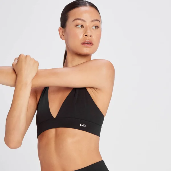 MP Women's Triangle Bralette - Black 6 MP Women's Triangle Bralette - Black - Afbeelding 4