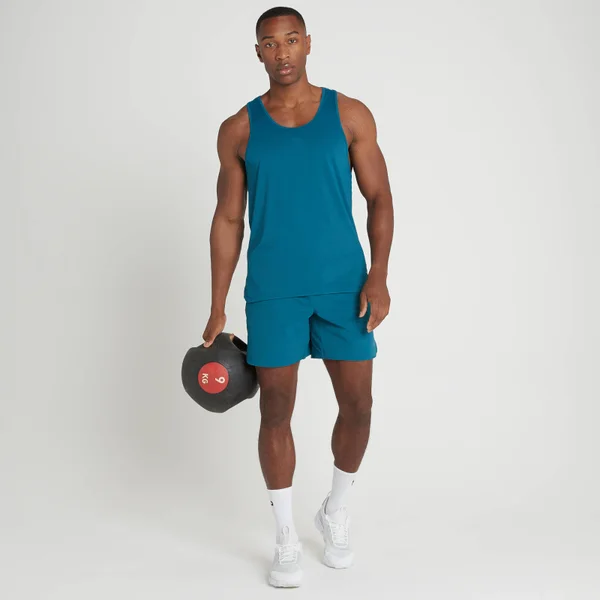 MP Tempo Ultra Sporthemd Met Halternek Voor Heren - Donkergroen 4 MP Tempo Ultra Sporthemd Met Halternek Voor Heren - Donkergroen - Afbeelding 2