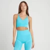 MP Impact Scrunch Naadloze Sportbeha - Rivierblauw -Myprotein 13636861 4555000048398671