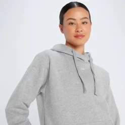 MP Essentials Hoodie Met Kangoeroezak Voor Dames - Grijs Gemêleerd -Myprotein 13735814 6285049075198465