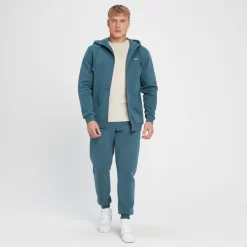 MP Rest Day Hoodie Met Volledige Rits Voor Heren - Rookblauw -Myprotein 13760852 1525015150057916