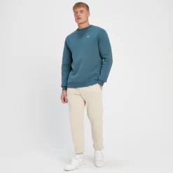 MP Rest Day Sweatshirt Voor Heren - Rookblauw -Myprotein 13760902 1555015151131583