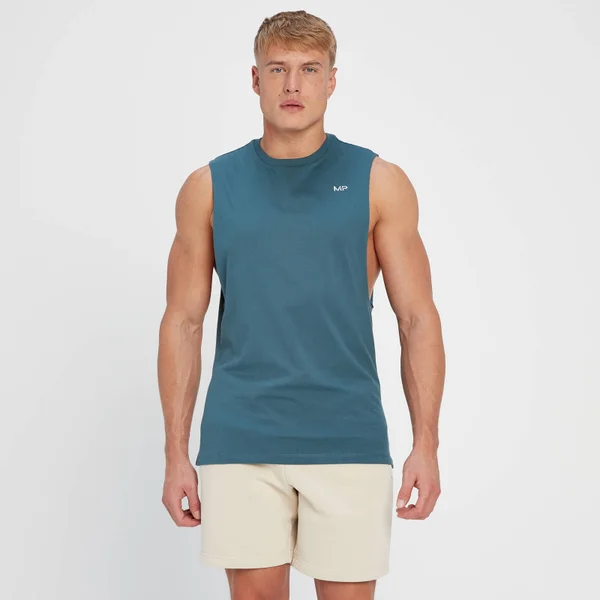 MP Rest Day Hemd Met Laag Uitgesneden Armsgaten - Rookblauw 3 MP Rest Day Hemd Met Laag Uitgesneden Armsgaten - Rookblauw