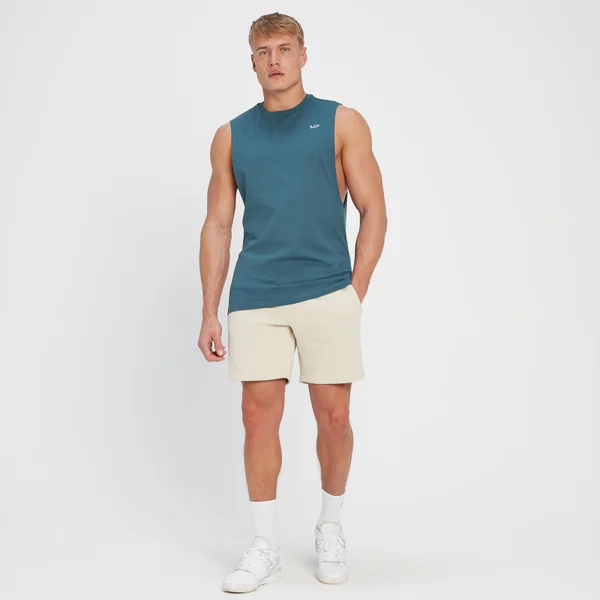 MP Rest Day Hemd Met Laag Uitgesneden Armsgaten - Rookblauw 6 MP Rest Day Hemd Met Laag Uitgesneden Armsgaten - Rookblauw - Afbeelding 4